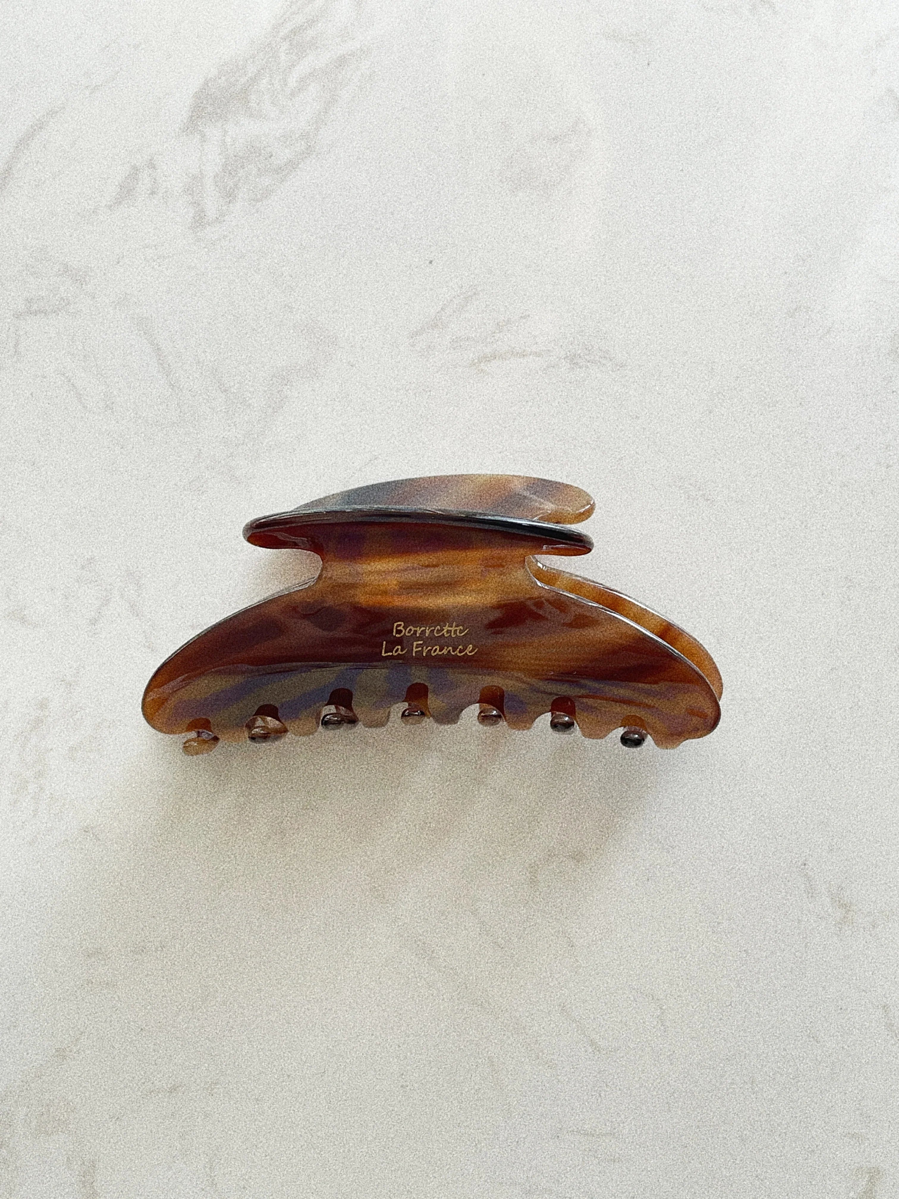 Elegant Clip in Deep Tortoise