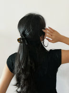 Double S Shape Clip in Tortoise