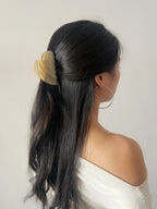 Textured Clip in Beige