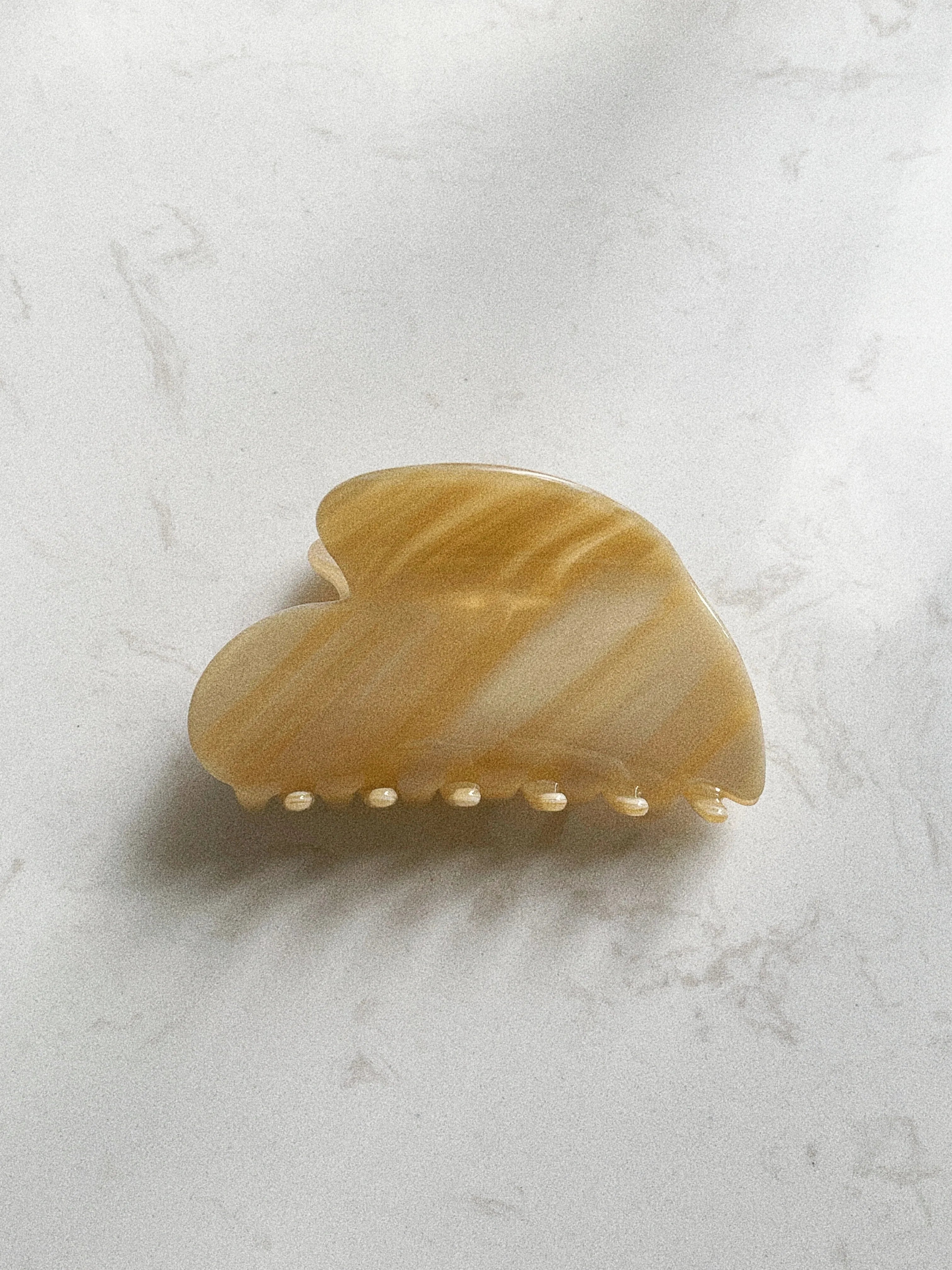 Textured Clip in Beige